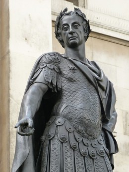 image of a roman emperor statue in rome