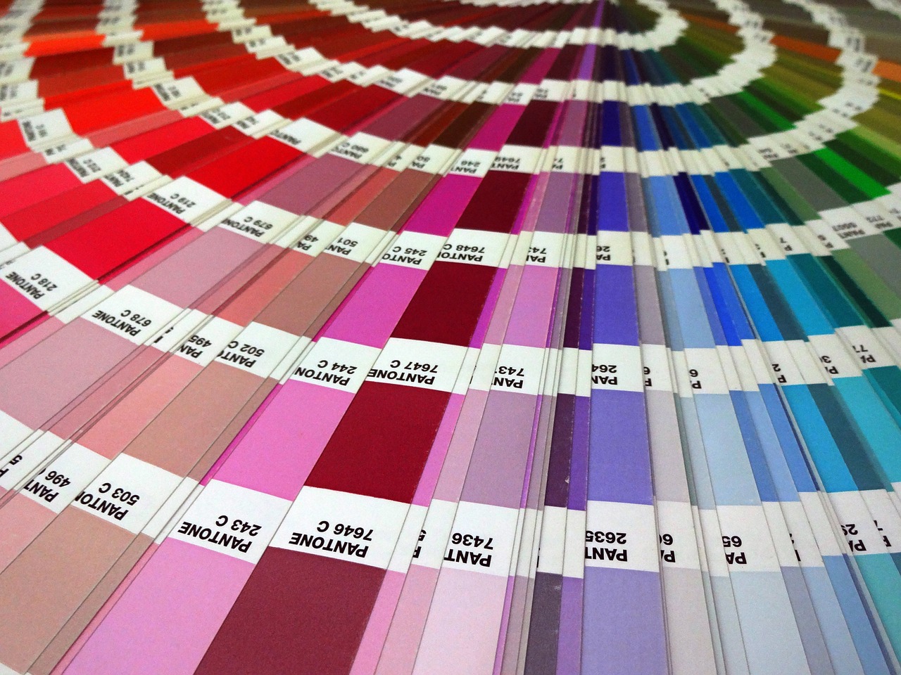 pantone colour wheel